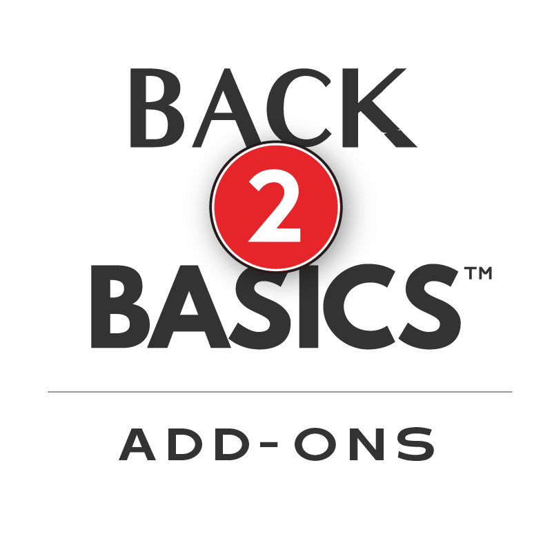 back 2 basics add ons