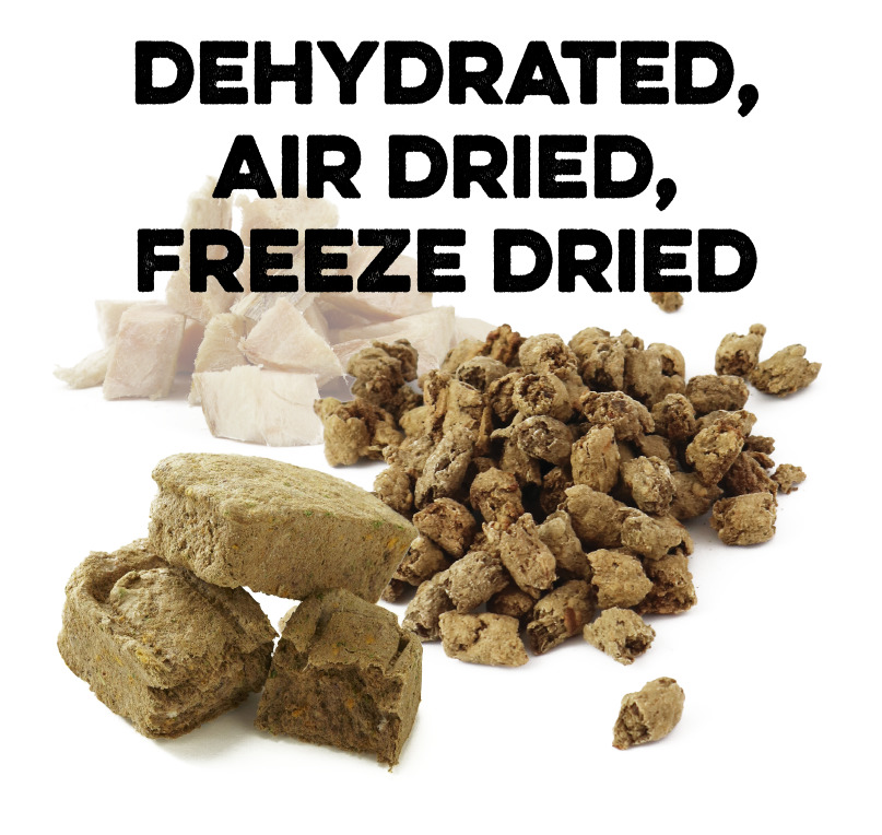 dehydrated freeze dried air dried category
