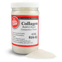collagen jar with powder