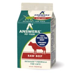 Answers Pastured Grass-Fed Beef for Cats