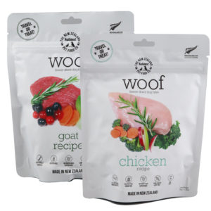woof dog food
