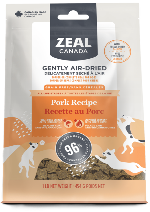 Zeal Air-Dried Pork with Freeze-Dried Salmon