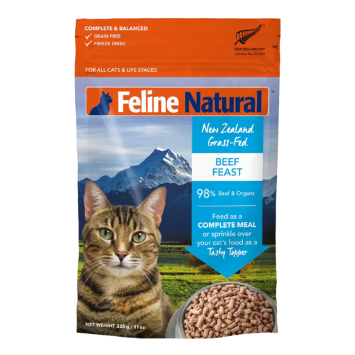Feline Natural Freeze-Dried Beef Feast