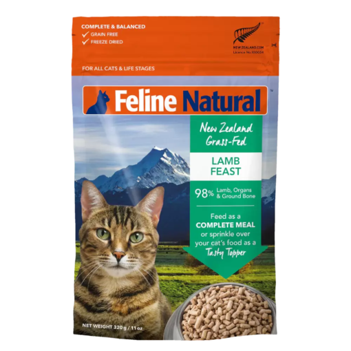 Feline Natural Freeze-Dried Lamb Feast for Cats