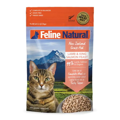 Feline Natural Freeze-Dried Lamb and Salmon Feast for Cats